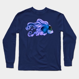 Fancy Blue Goldfish Long Sleeve T-Shirt